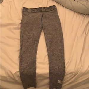Victoria Secret Pink Leggings Grey/ White blend